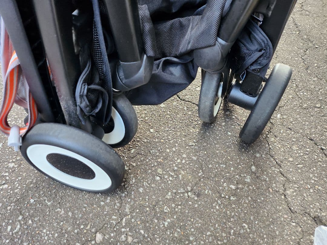 Sybexコンパクト折りたたみバギー グレー