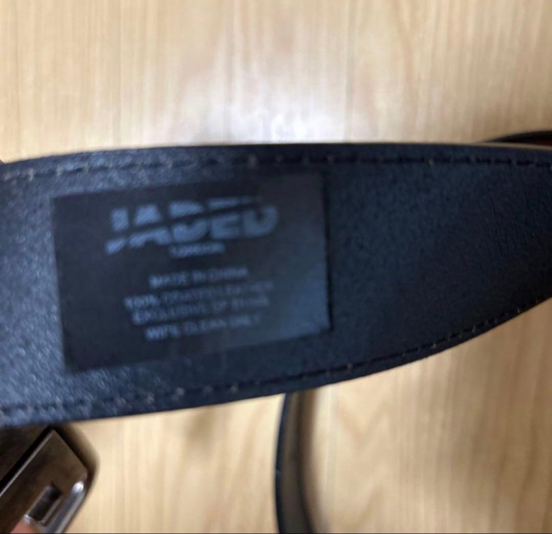 jaded london ブラック ベルト JLロゴ