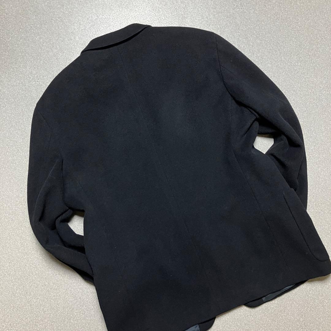 【美品✨カシミヤ混 XL】カルバンクライン チェスターコート ラムウール 黒