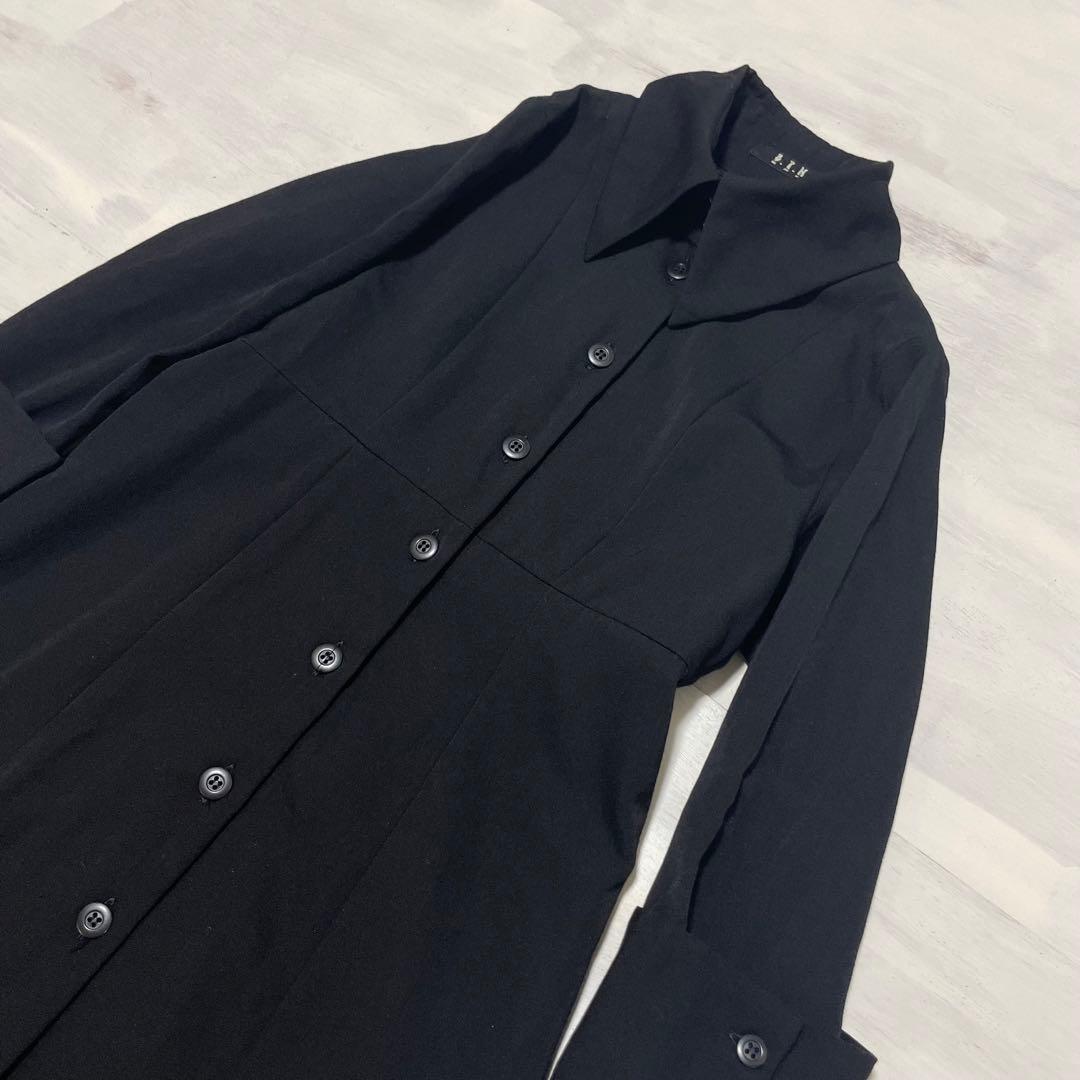 BLACK PEACE NOW 裾切りっぱなし　ロングワンピース