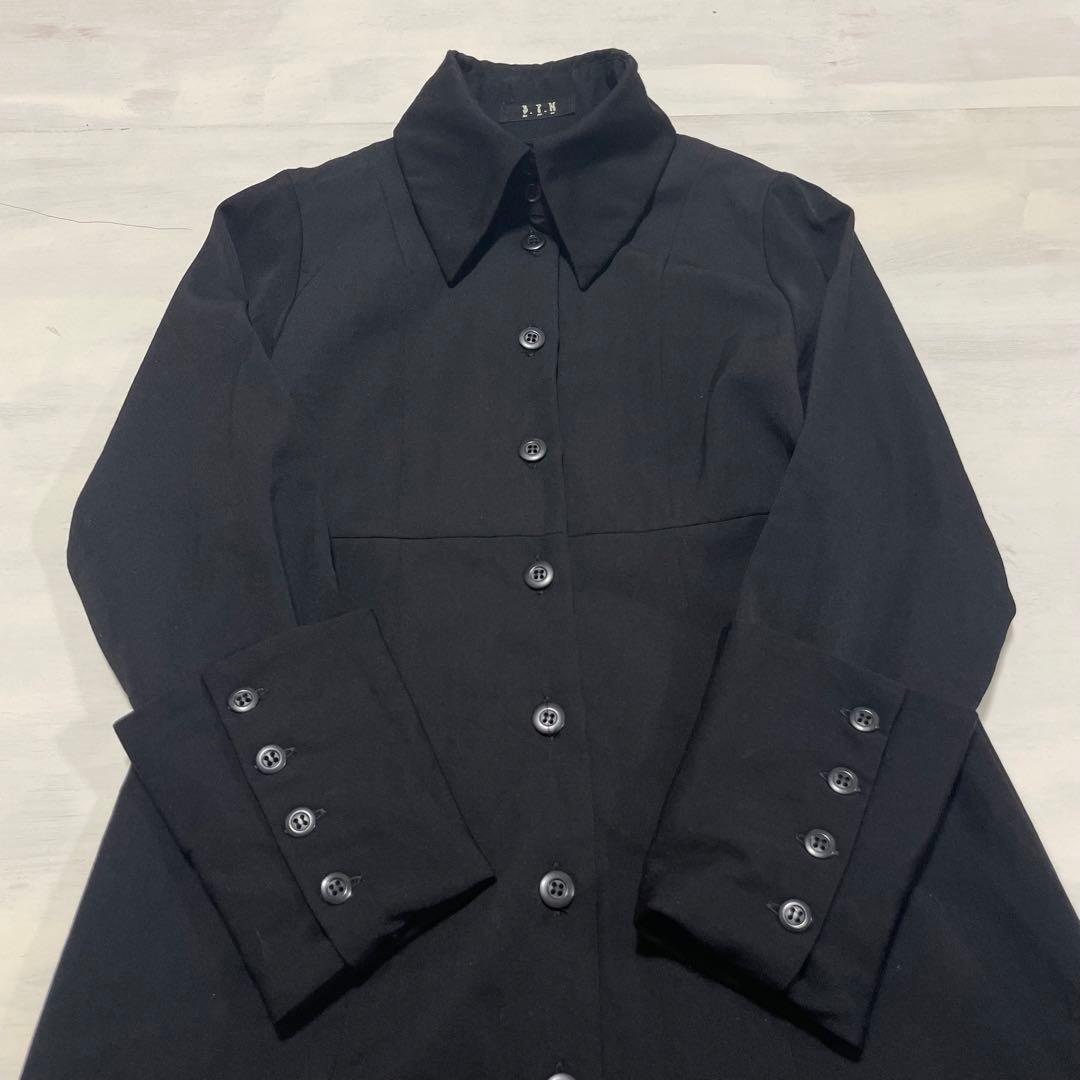 BLACK PEACE NOW 裾切りっぱなし　ロングワンピース