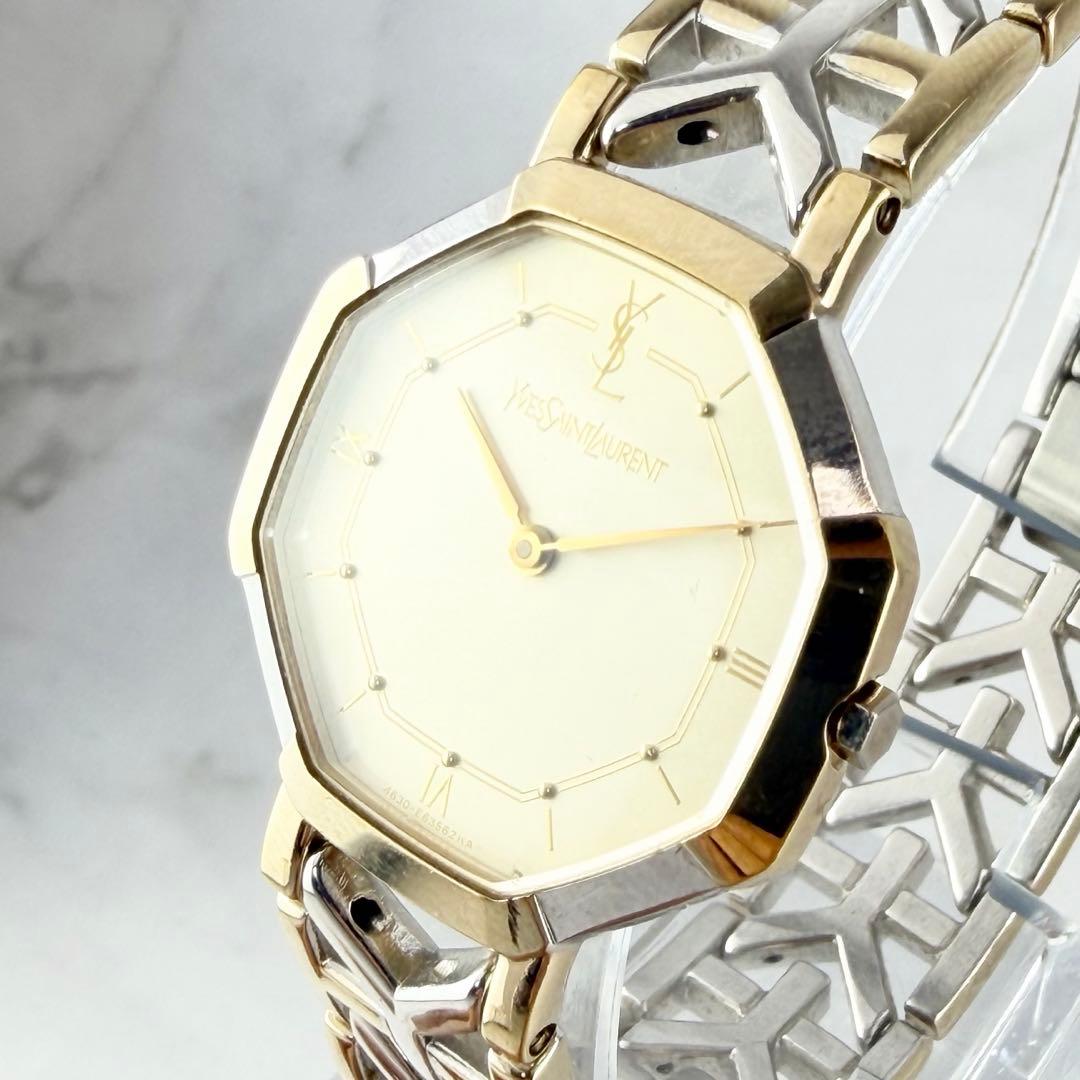 【新品電池】 YSL オクタゴン コンビ Yベルト4620-E62143 QZ