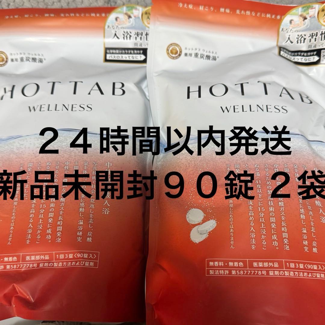 HOTTAB WELLNESS 90錠 2袋 ホットタブ　ウェルネス①