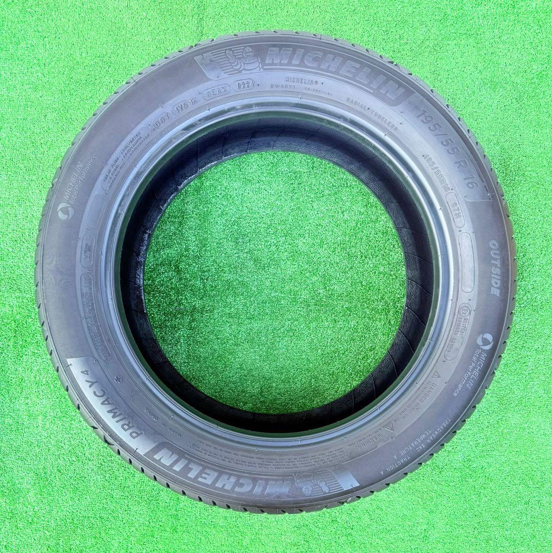 ミシュラン プライマシー4．195/55R16.24年製．深山　4本　セット
