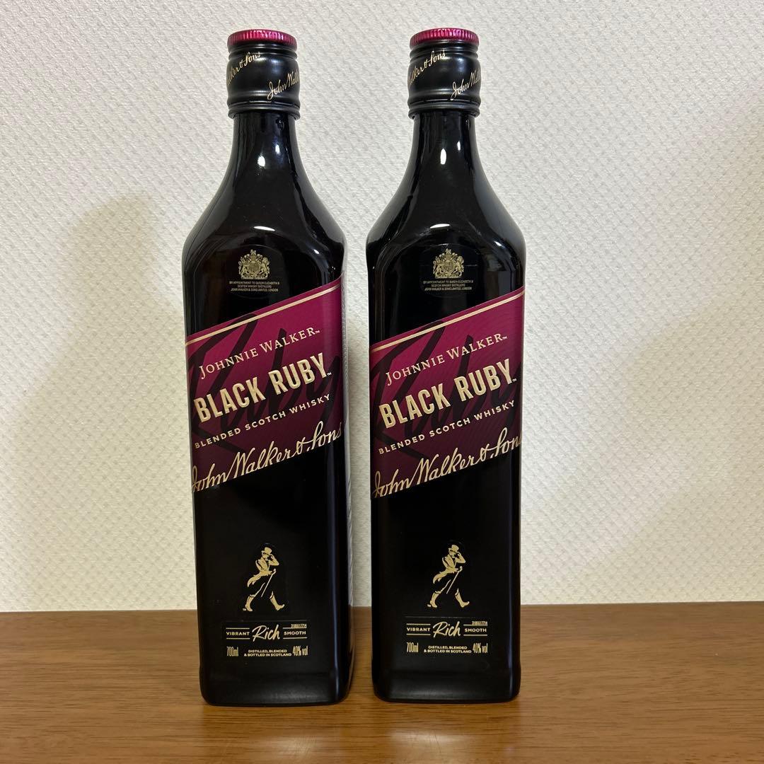 ジョニーウォーカー ブラックルビー 700ml 2本セット