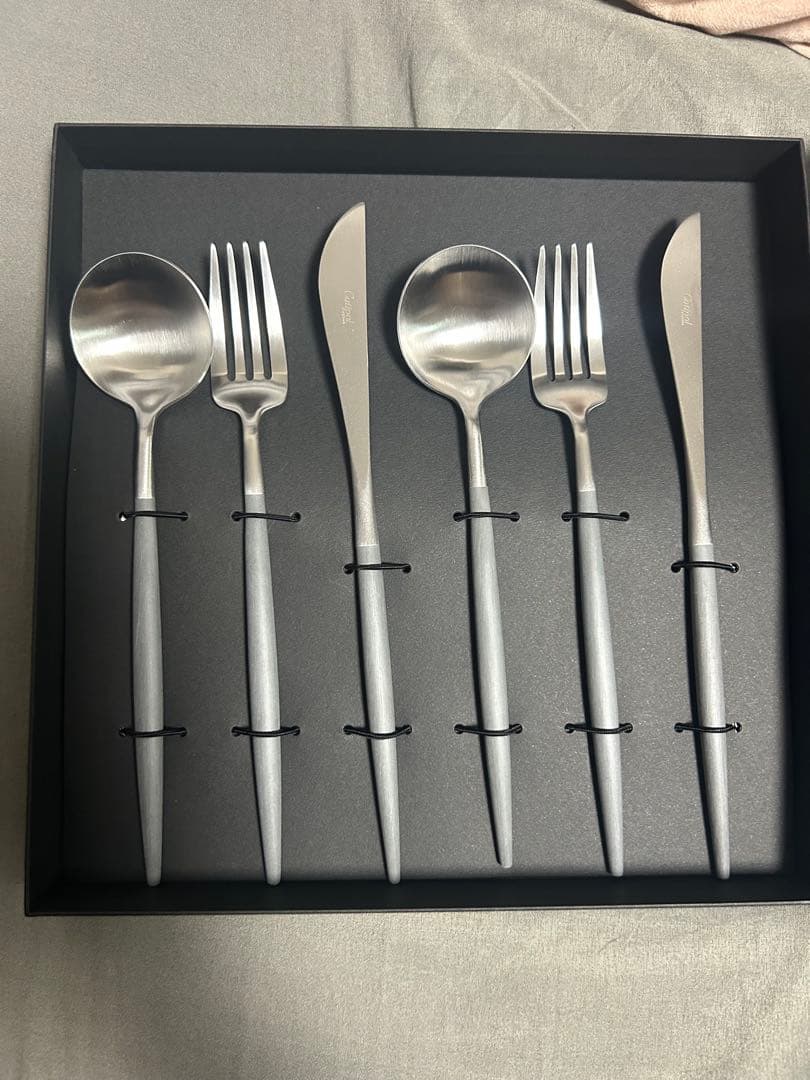 Cutipol カトラリー10点セット シルバー 六角箸　2膳