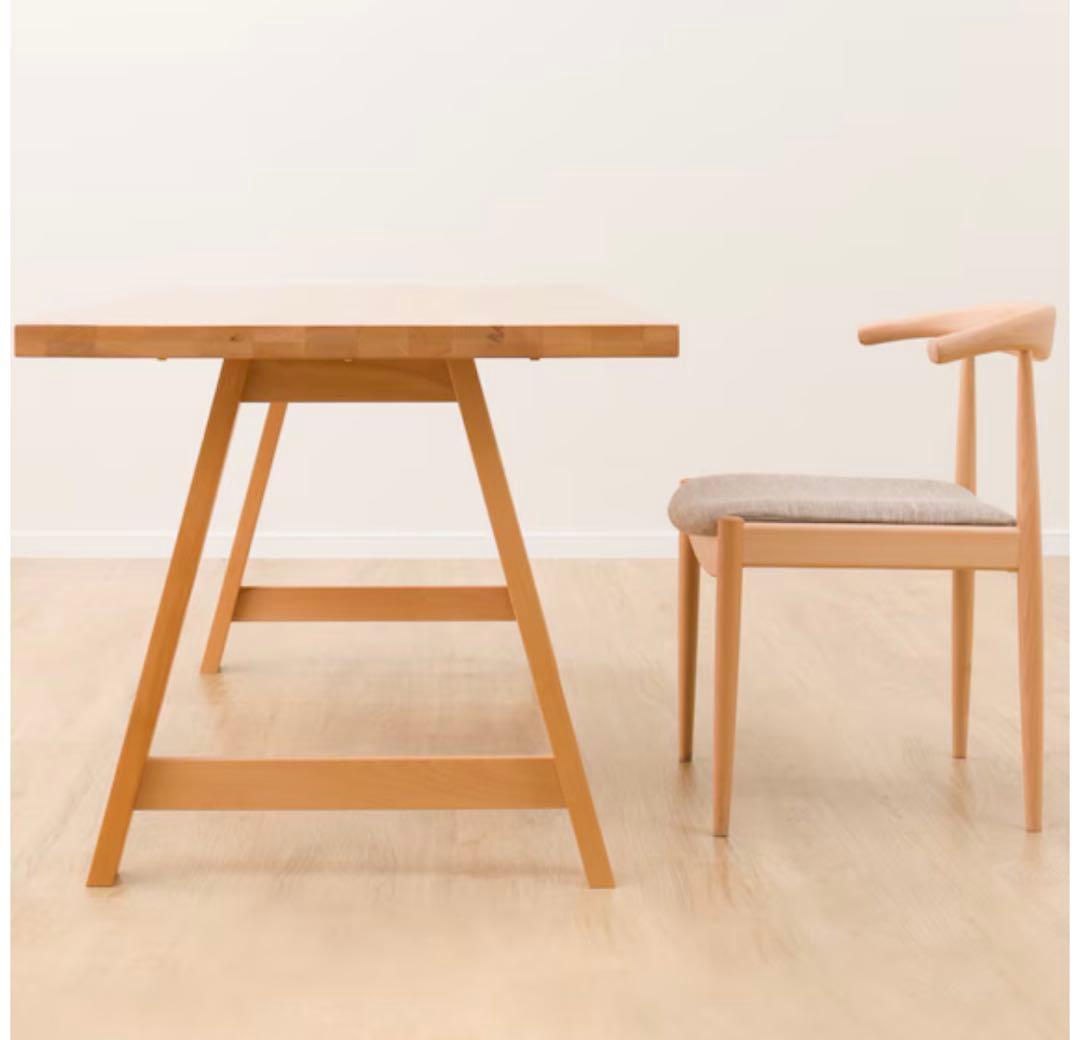 ニトリ　ダイニングテーブル　Nコレクション　ナチュラル　木製　6人掛け　8人掛け