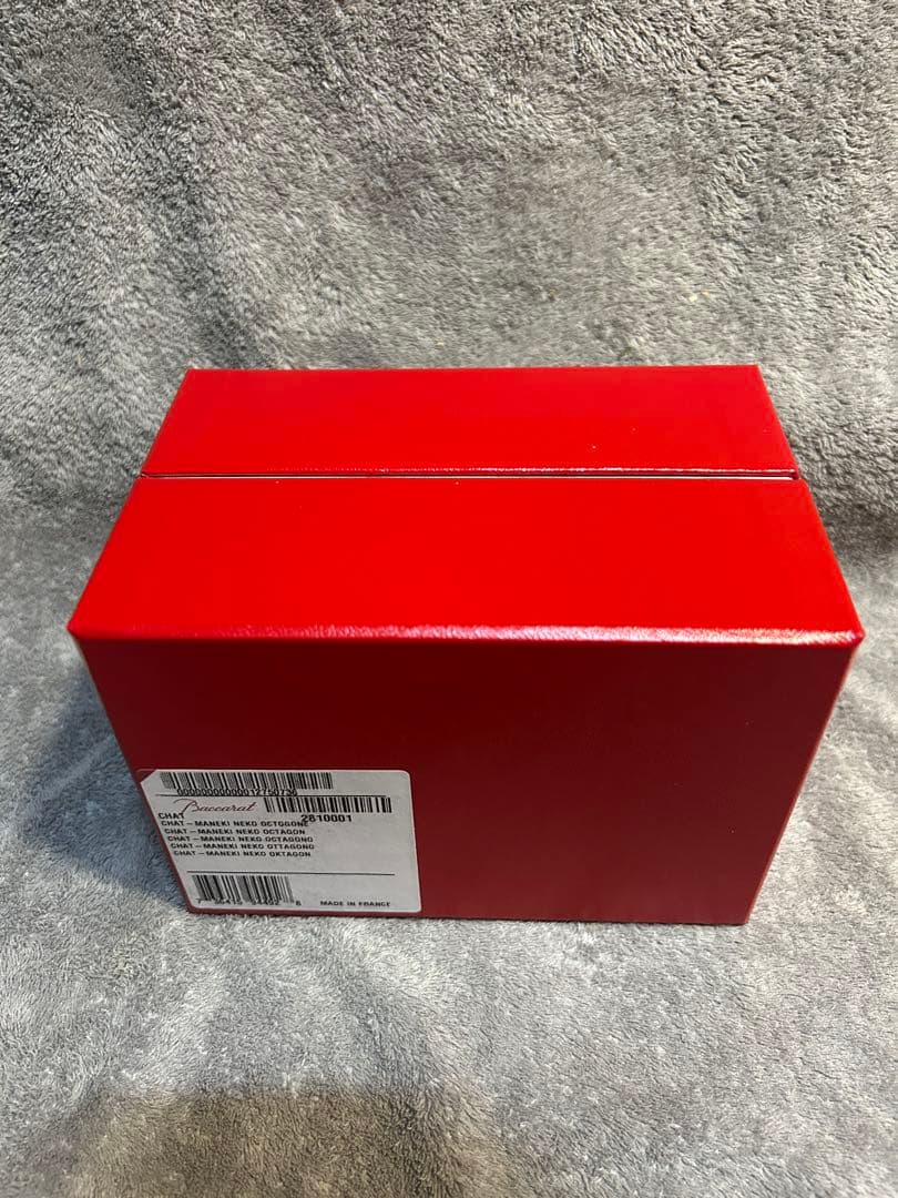 バカラ　まねき猫　レッドオクトゴン付　２月５日までBACCARAT