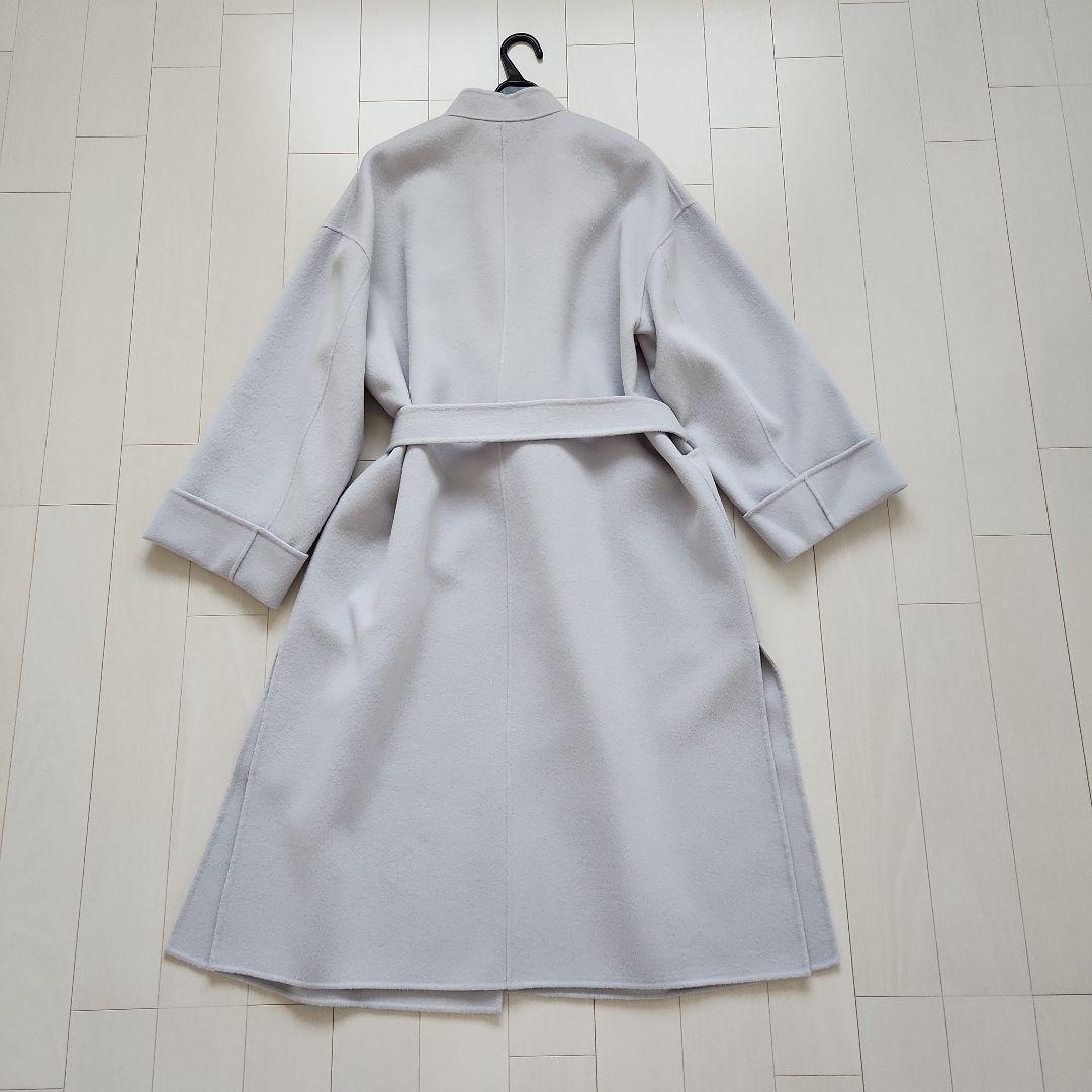 【uncrave WHITE 】 アンクレイヴ　リバー ロングコート