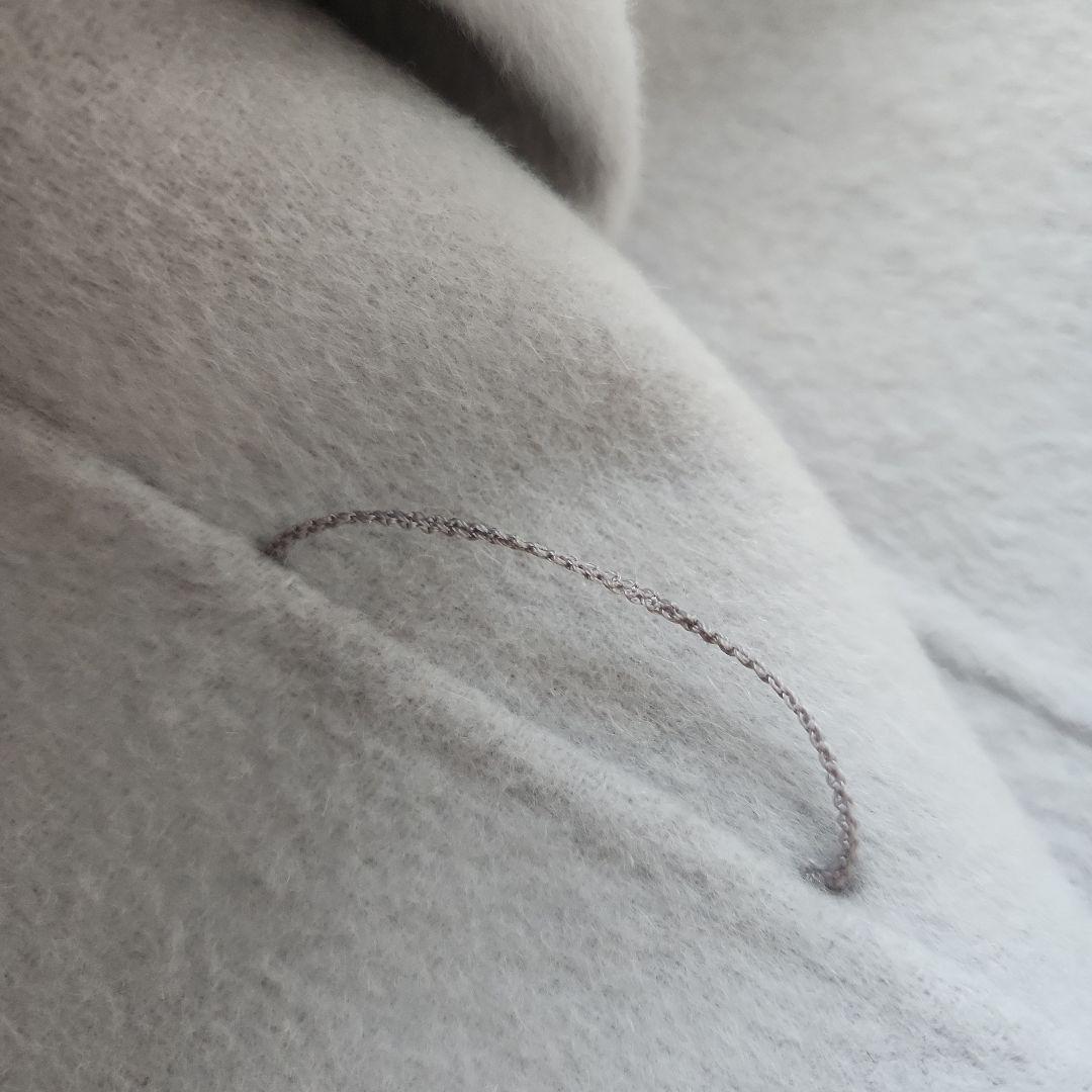 【uncrave WHITE 】 アンクレイヴ　リバー ロングコート