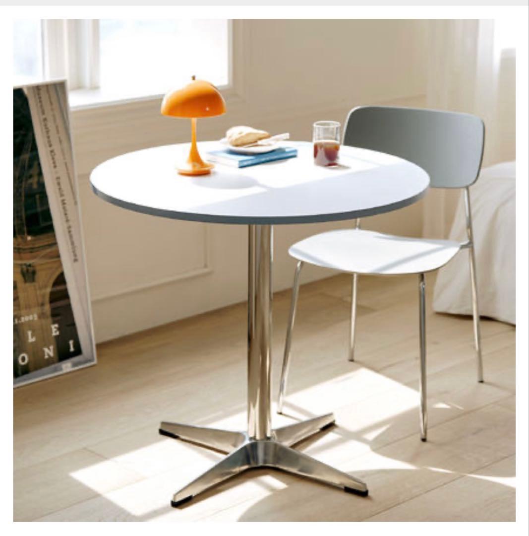 韓国 丸テーブル 円形 ダイニングテーブル 80cm