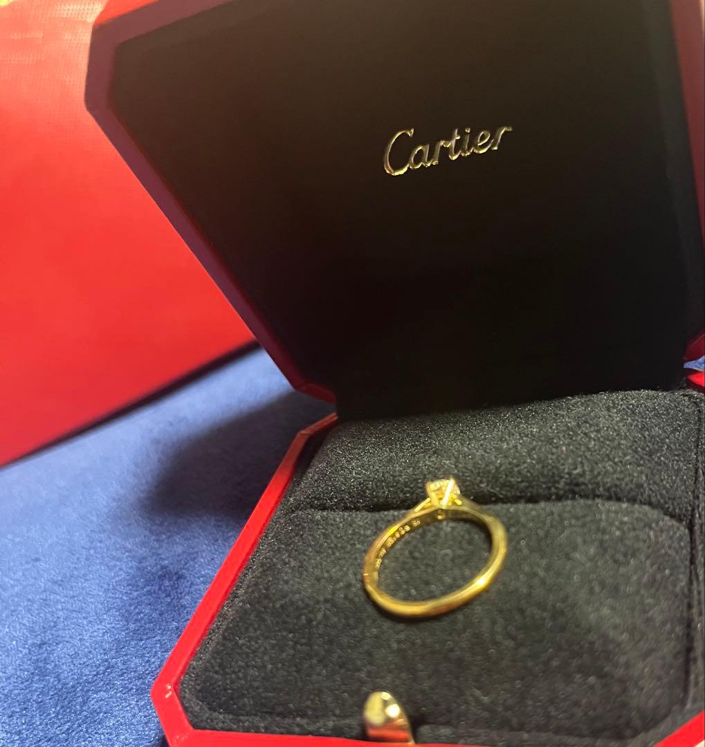 【売切価格】カルティエ0.23ct. 7号