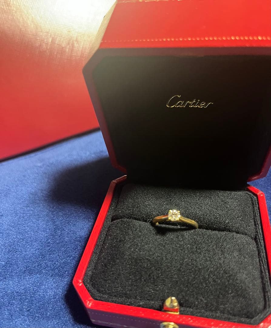 【売切価格】カルティエ0.23ct. 7号