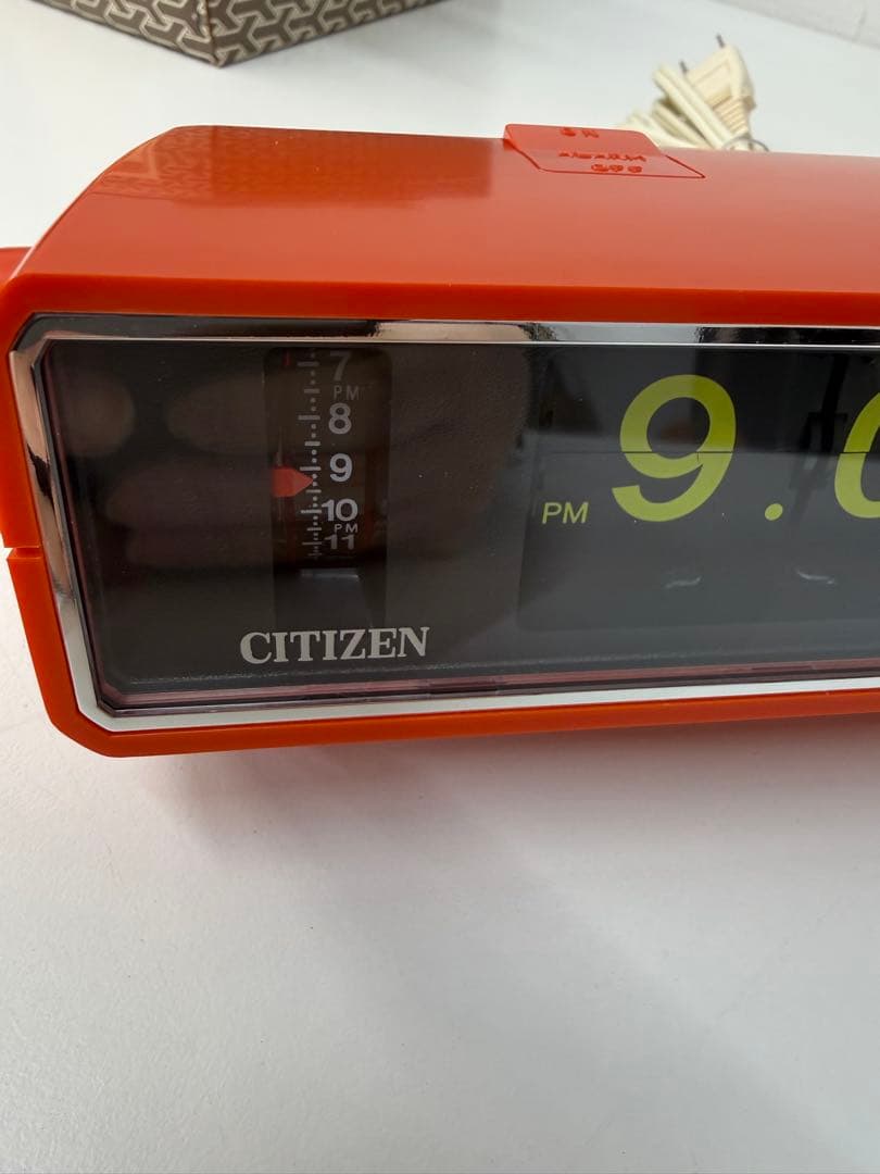 【レトロ】CITIZEN デジタル置時計 稼働品☆
