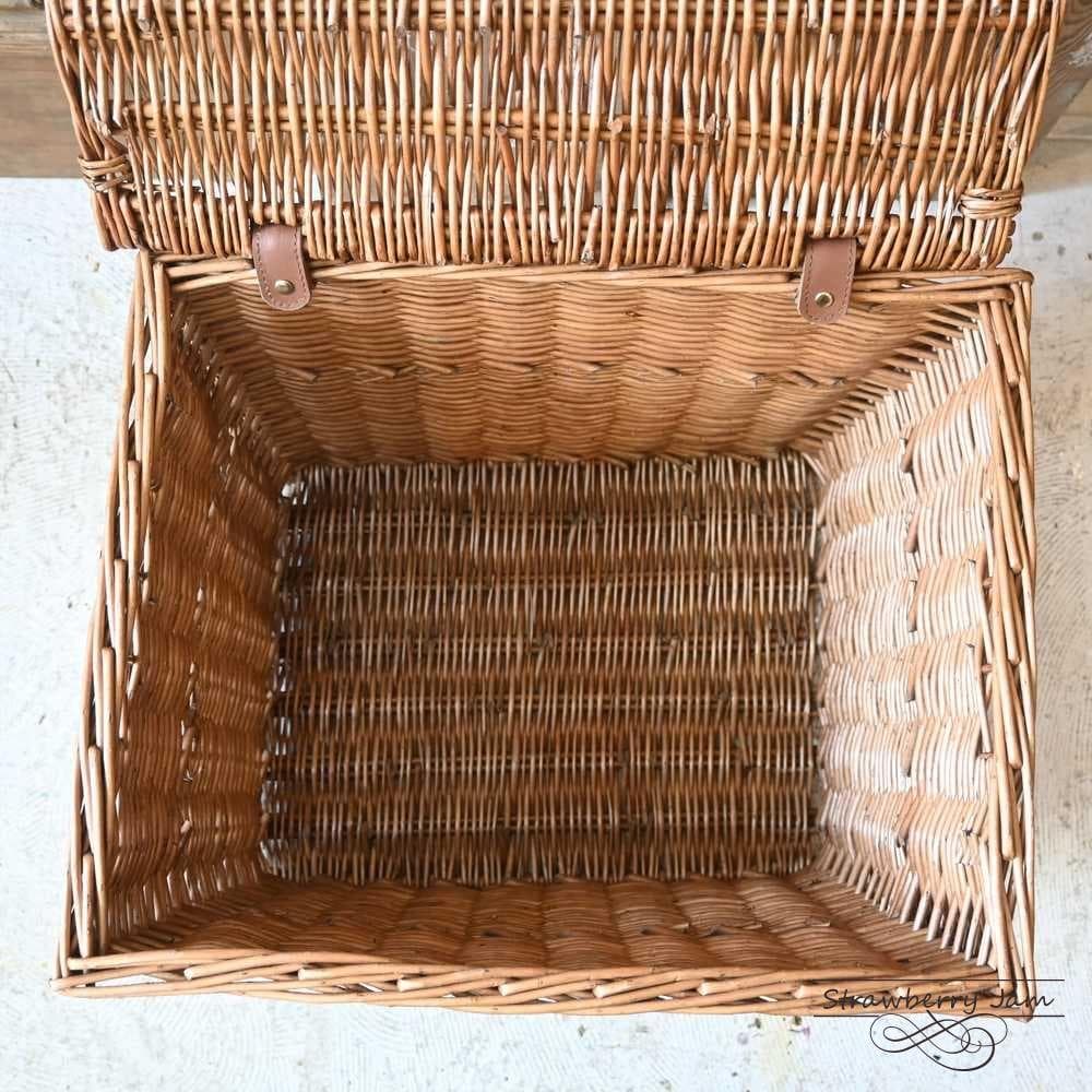 L3710-99-1 英国アンティーク フォートナム＆メイソン かご バスケット