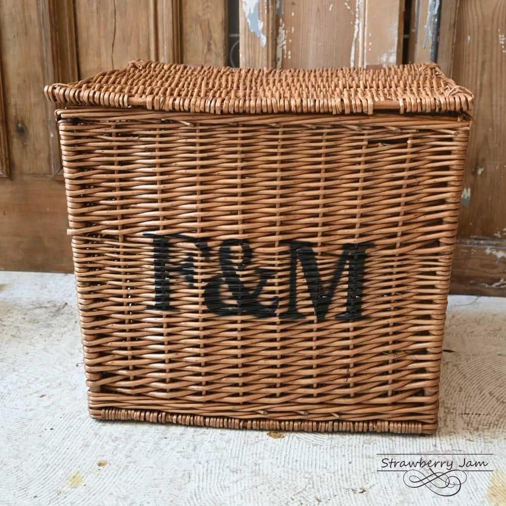 L3710-99-1 英国アンティーク フォートナム＆メイソン かご バスケット