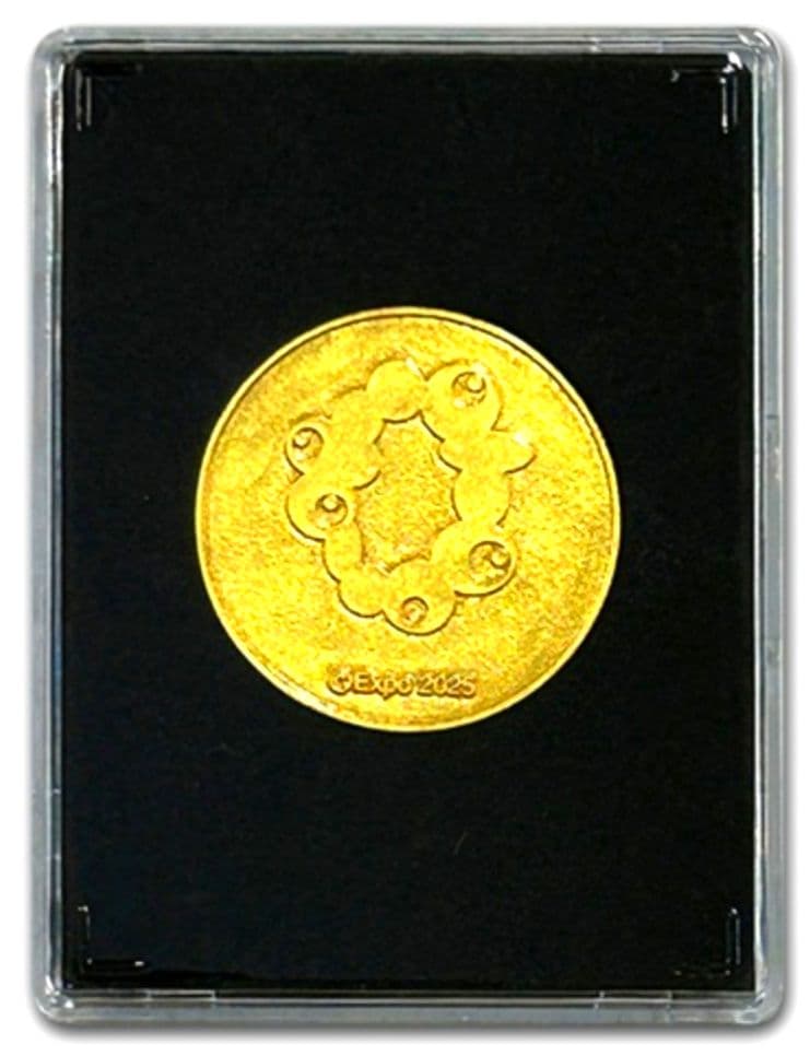 EXPO2025 金箔メダル　ミャクミャク　大坂　万博