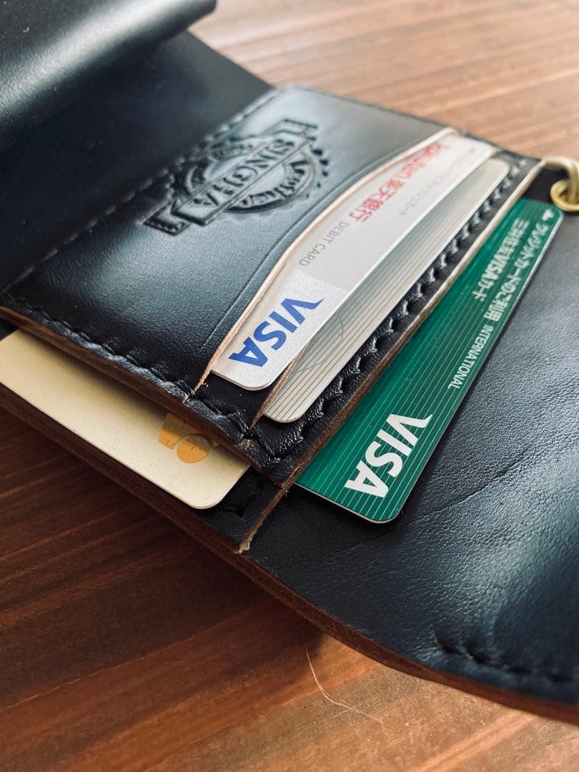 【HORSE BUTT】TL03-70ショートウォレット&真鍮チェーン付き