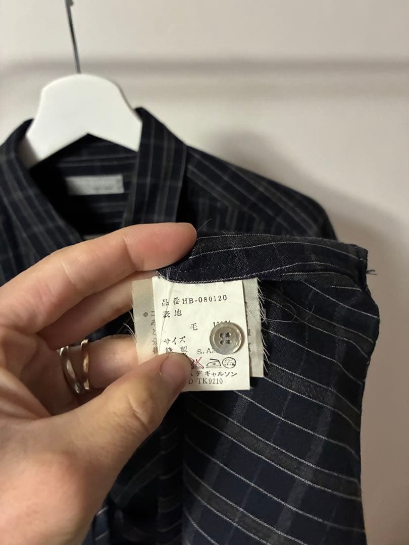 COMME des GARCONS HOMME 田中オム ウールチェックシャツ