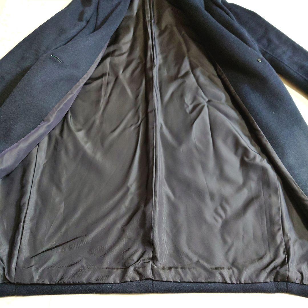 極美品♪ エンフォルド ウール カラー切替 ロングチェスターコート