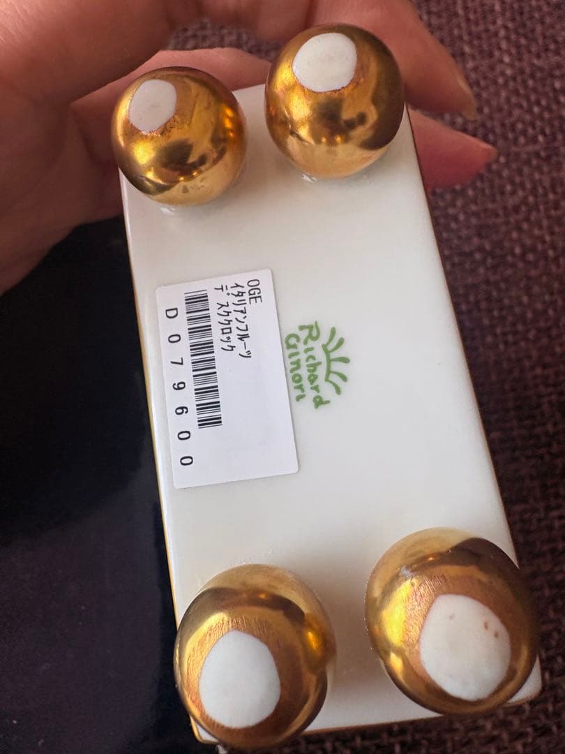 Richard Ginori イタリアンフルーツ　置時計