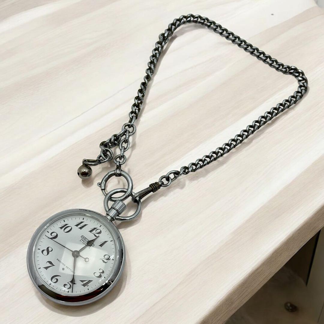 【稼働品】SEIKO セイコー プレシジョン 手巻き 懐中時計 鉄道時計
