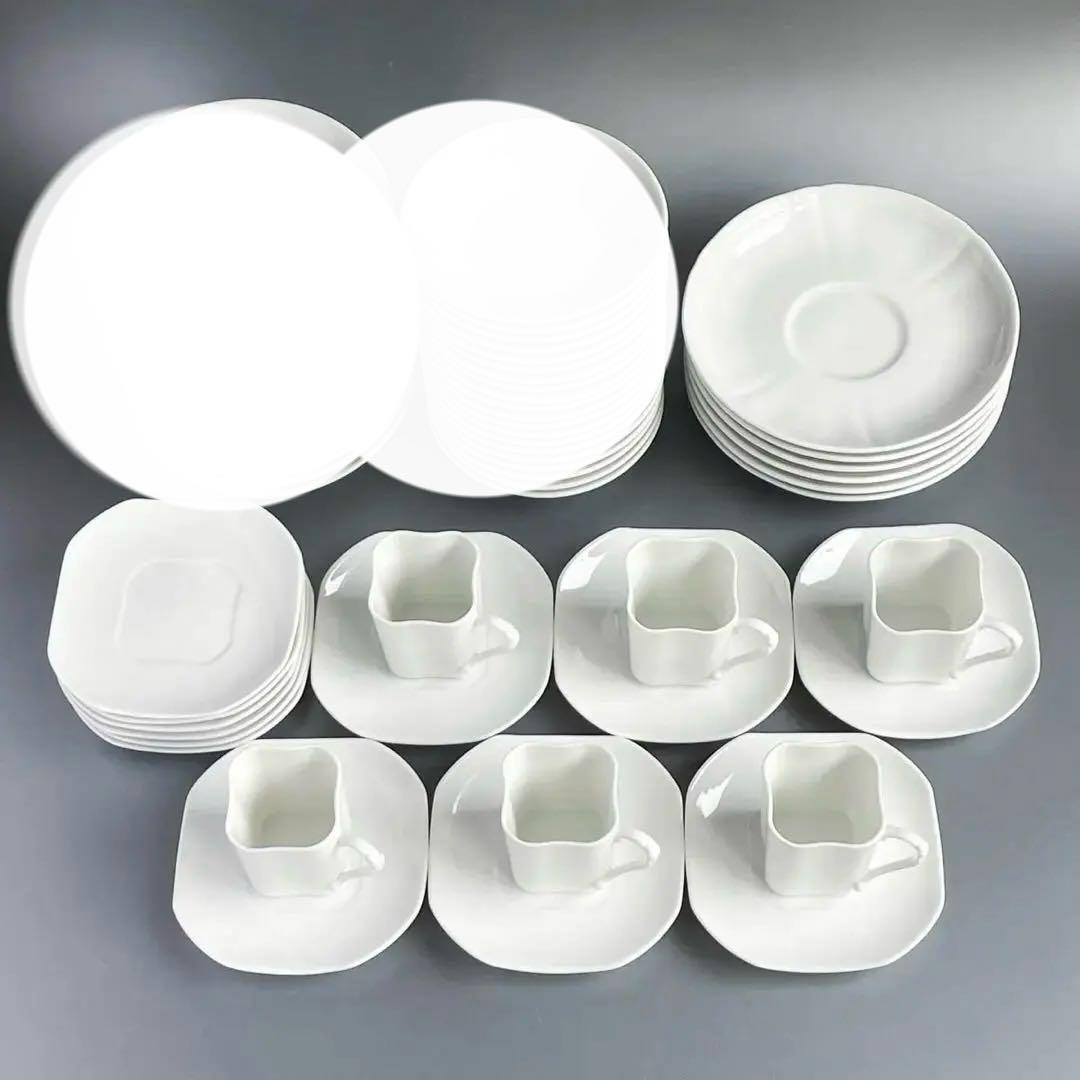 リチャード・ジノリ 1990年代 ホテル・レストラン向け 無地白磁 59点セット