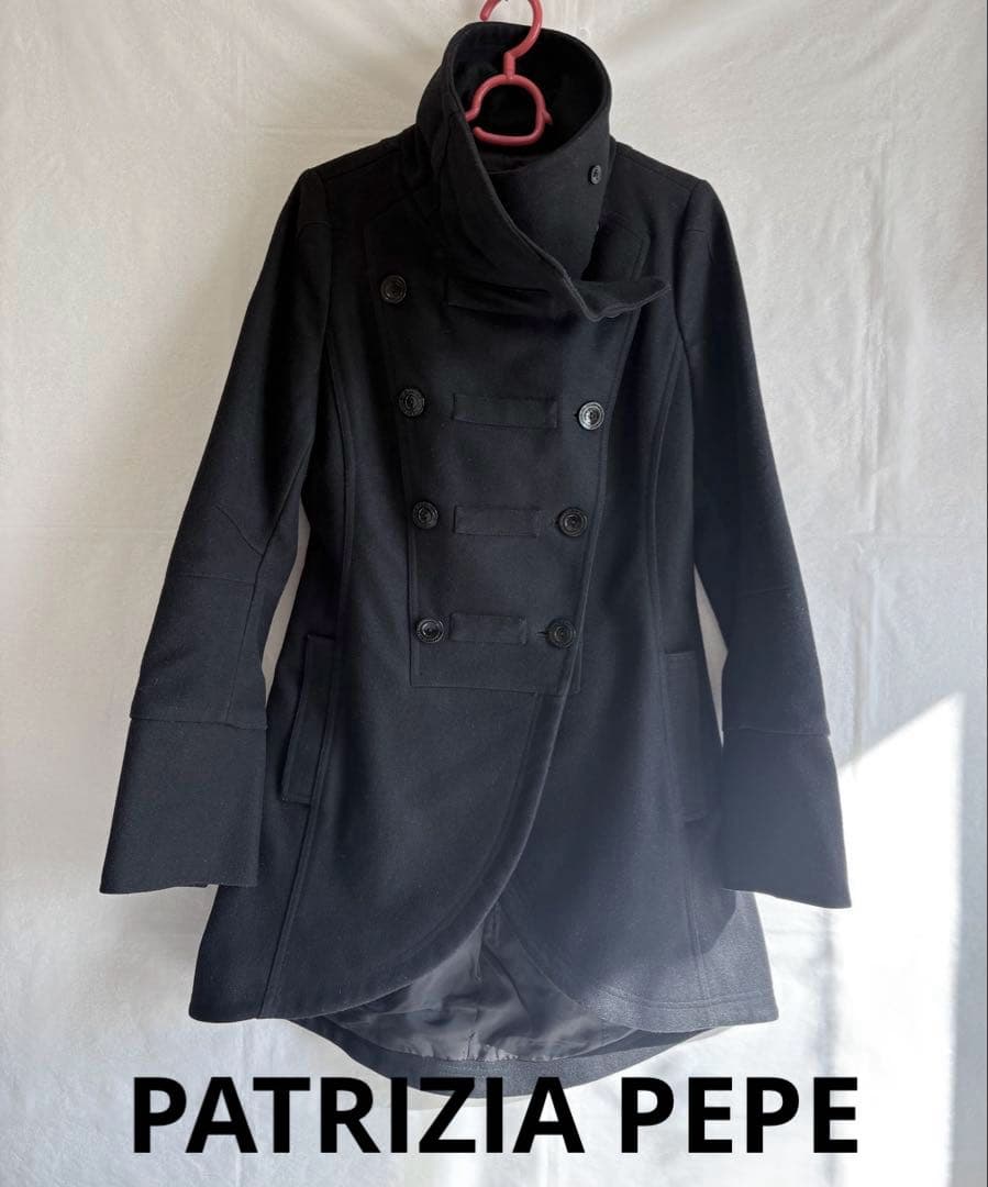 パトリツィアぺぺ★アーミーコート42/ブラック/ナポレオンジャケットコート