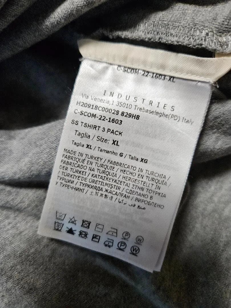 MONCLER グレー 、ブラックTシャツセットメンズsizeXL