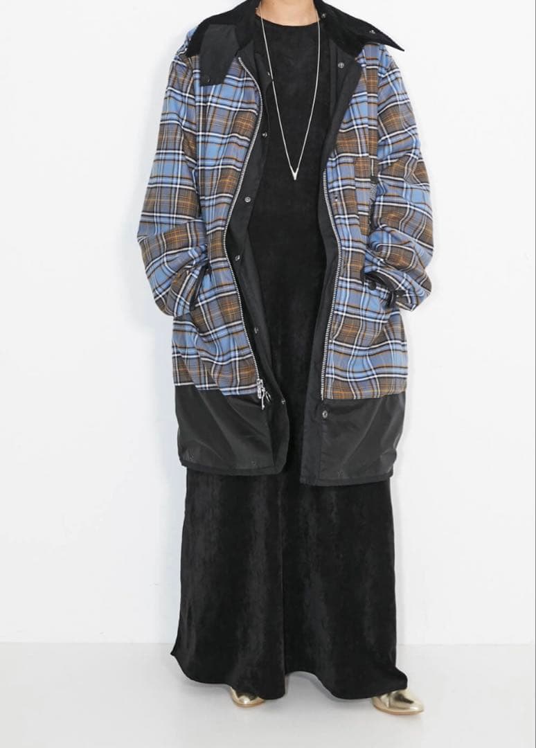 【新品未使用】シティショップ別注バブアーBORDERオイルドコート