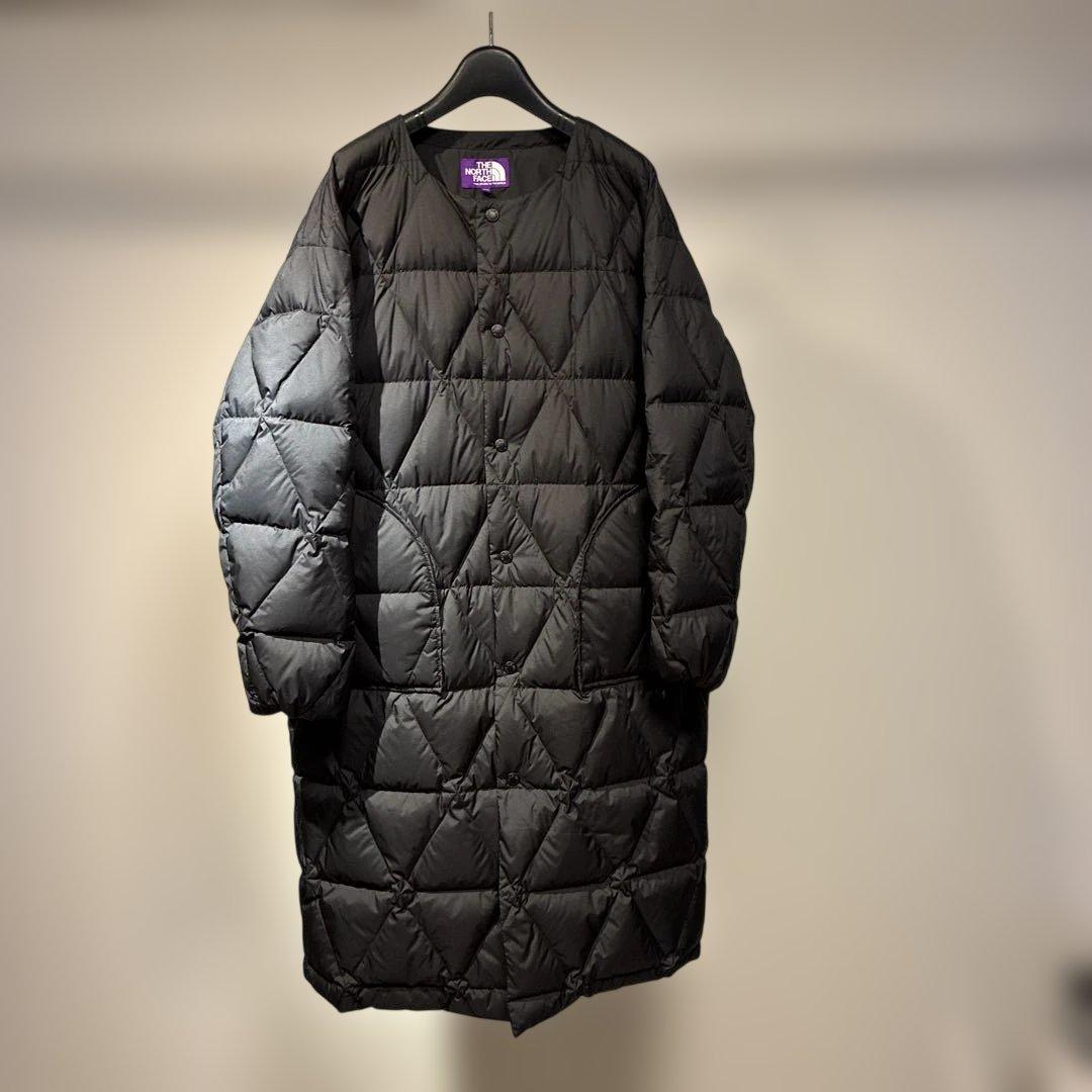 中古★ノースフェイス パープルレーベル フィールドダウンコート ブラック WS