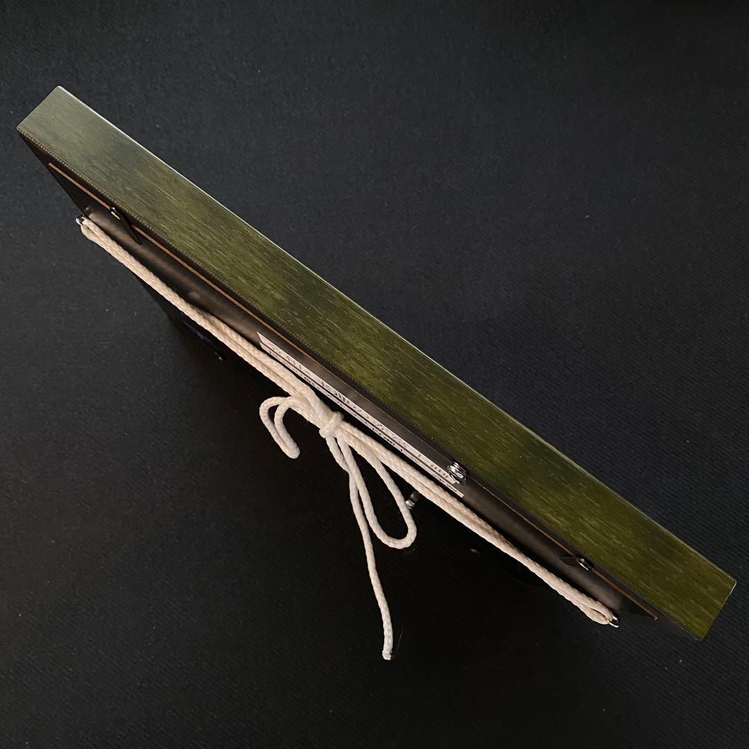 赤富士 半立体の型盛り絵 絵画 工芸品 ②