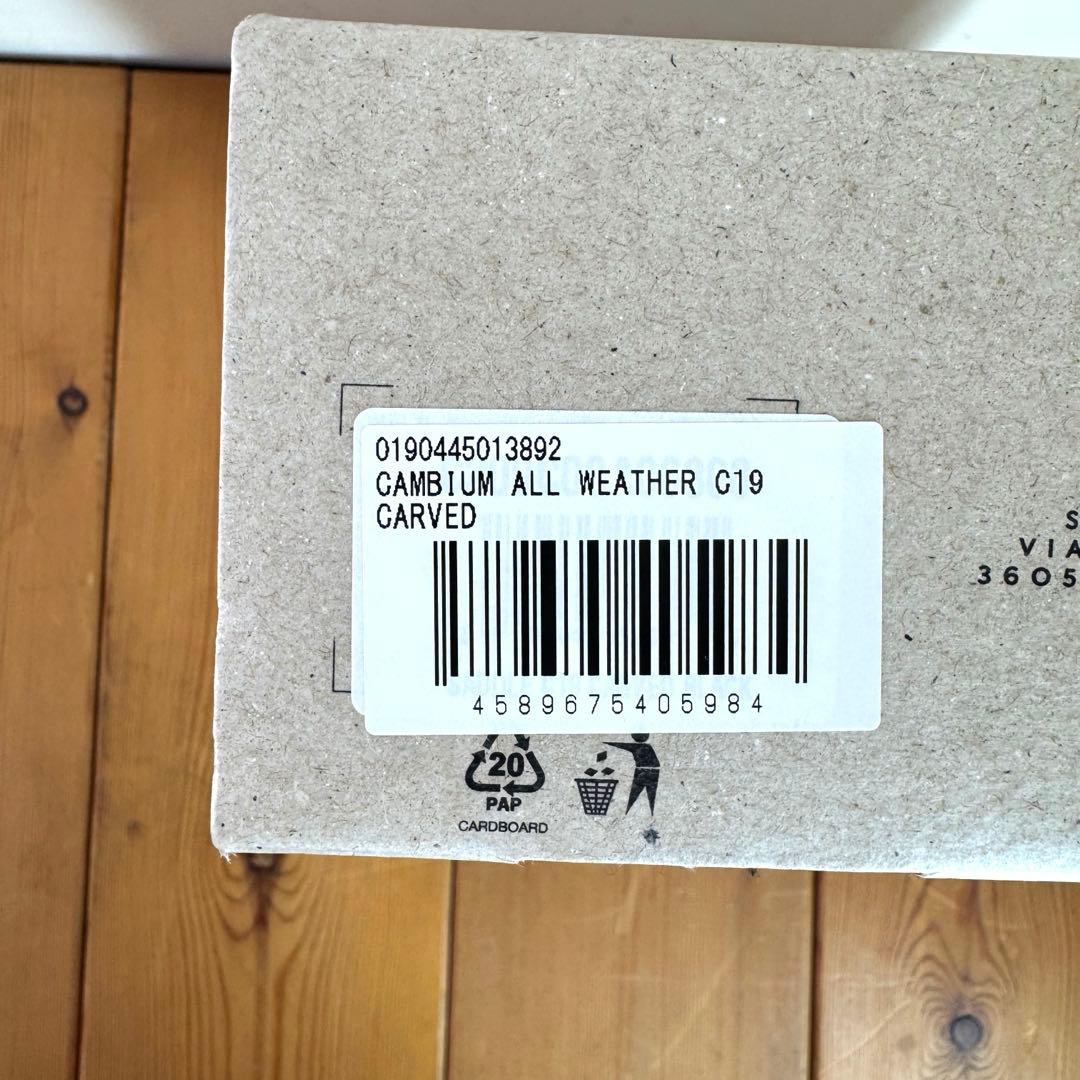 BROOKS カンビウム ALL WEATHER C19 CARVED日本正規品