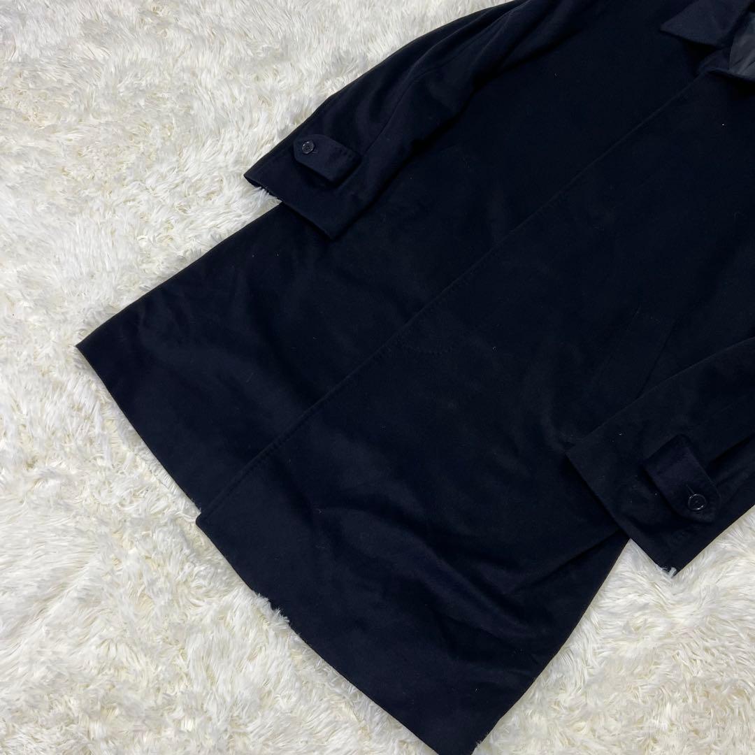 【極美品✨️】ダーバン DURBAN カシミヤ100ステンカラーコート ネイビー