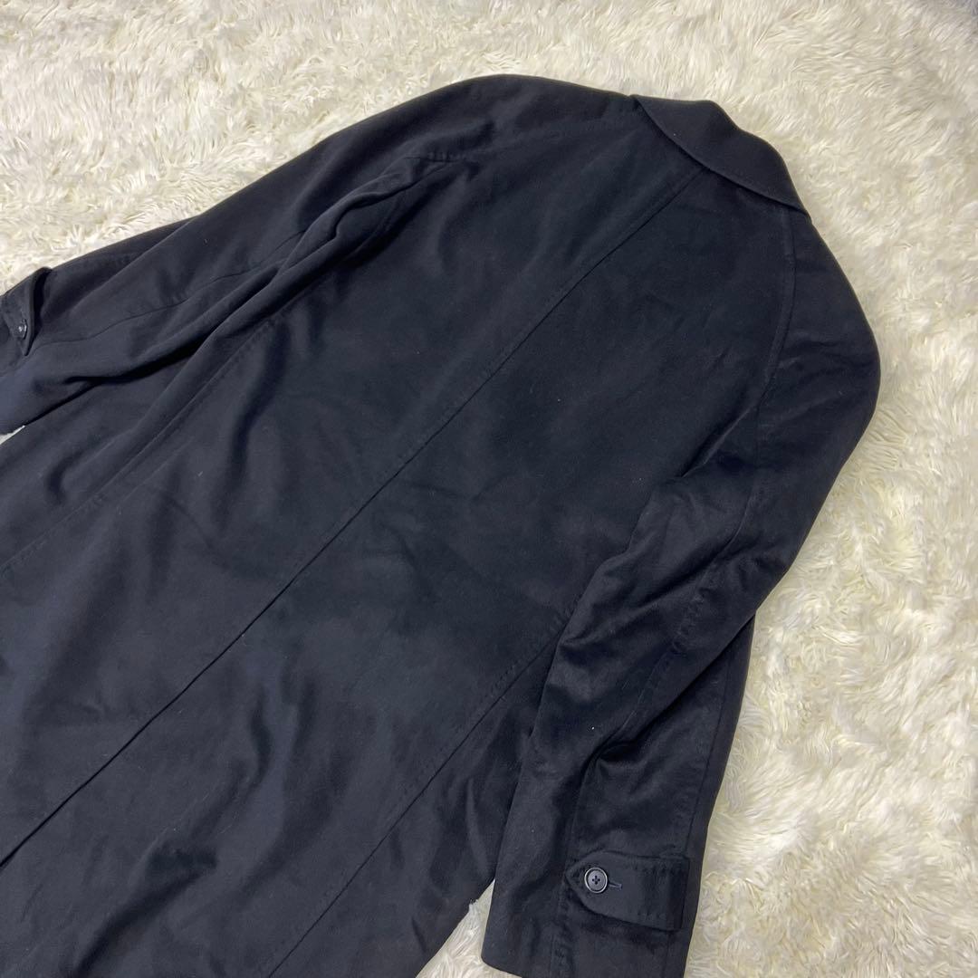 【極美品✨️】ダーバン DURBAN カシミヤ100ステンカラーコート ネイビー