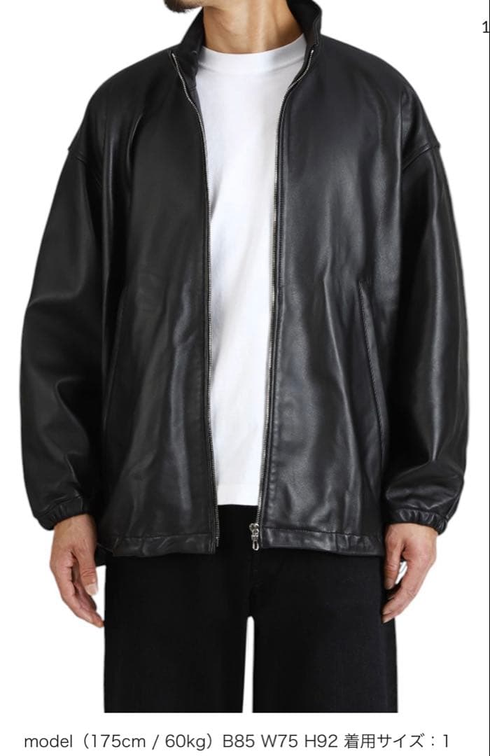 【Graphpaper】Sheep Leather Track Blouson