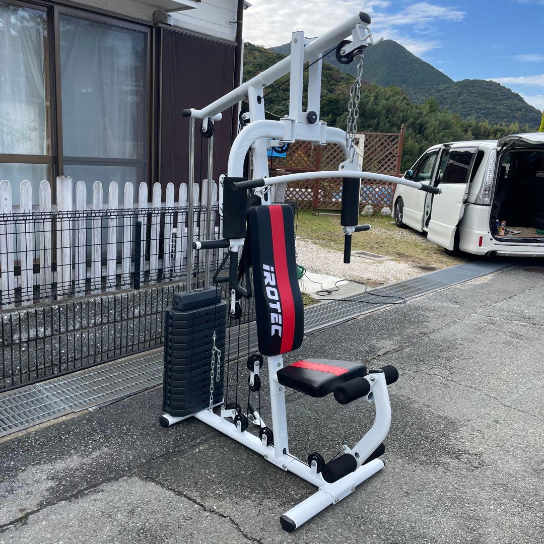 iROTECマルチホームジム150V2ウエイトMAX150ポンド引取近県配送限定
