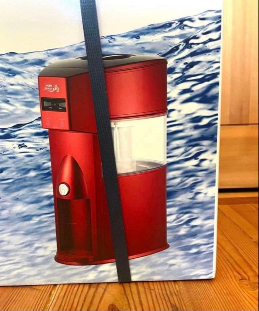 新品　アクアオアシス　H2 水素水生成器　水素水生成器　レッド　赤　送料無料