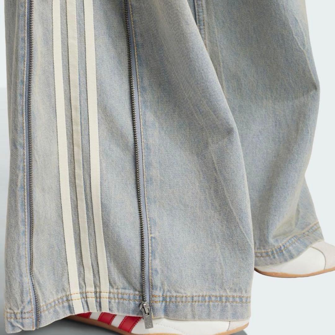 nnn様新品⭐️adidas シーズン3 ジップウォッシュド デニムパンツ
