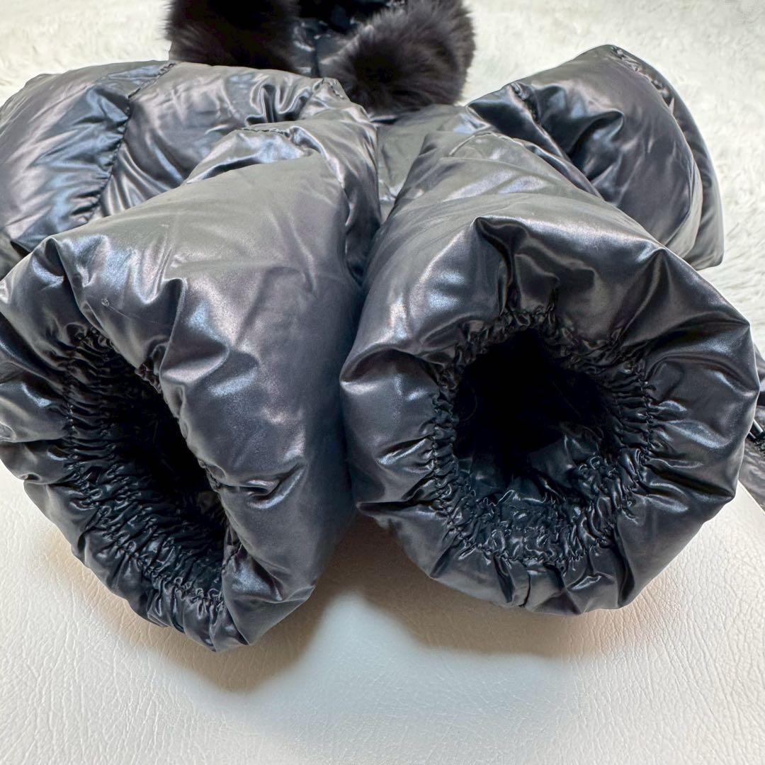 極美品✨ デュベティカ kappa ダウンコート 黒 フォックスファー 40 L