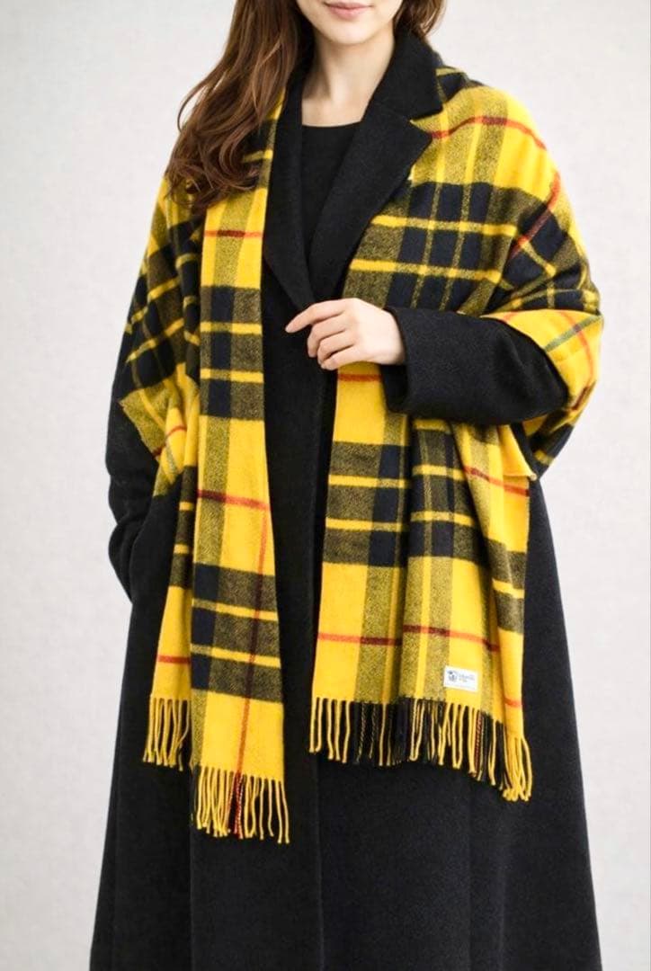 【限定お値下げ】Johnstons カシミヤ100% 大判ストール マクラウド