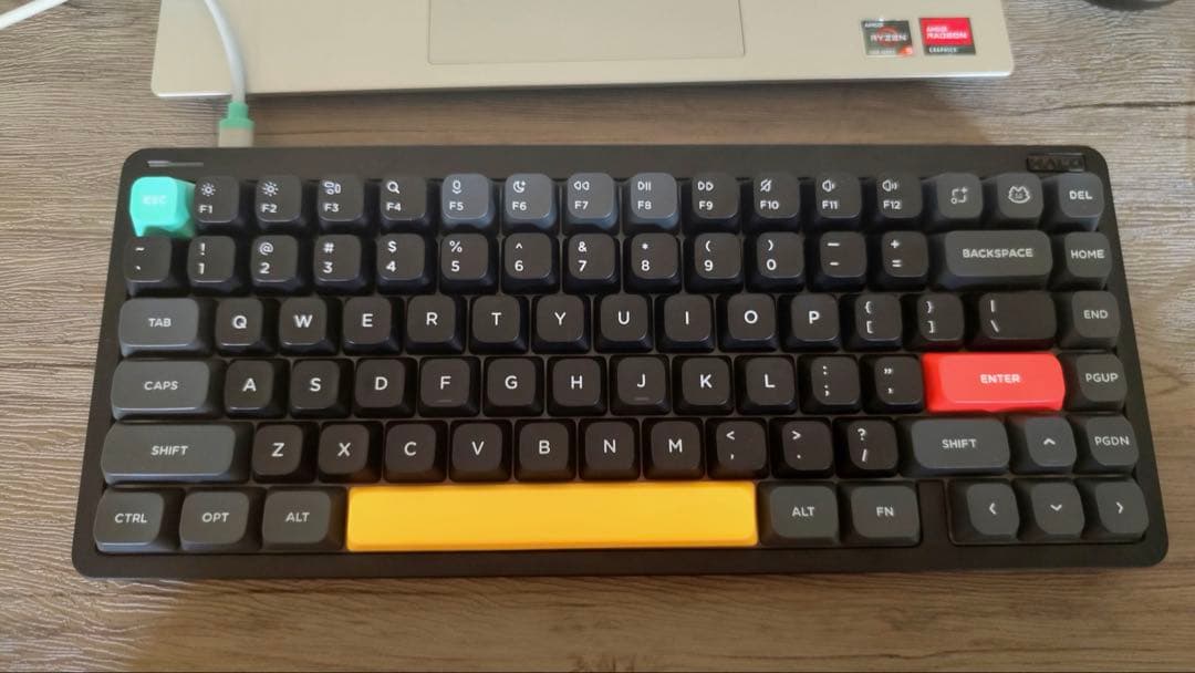 Nuphy halo 75 v2 ブラック 基盤＋キーキャップ