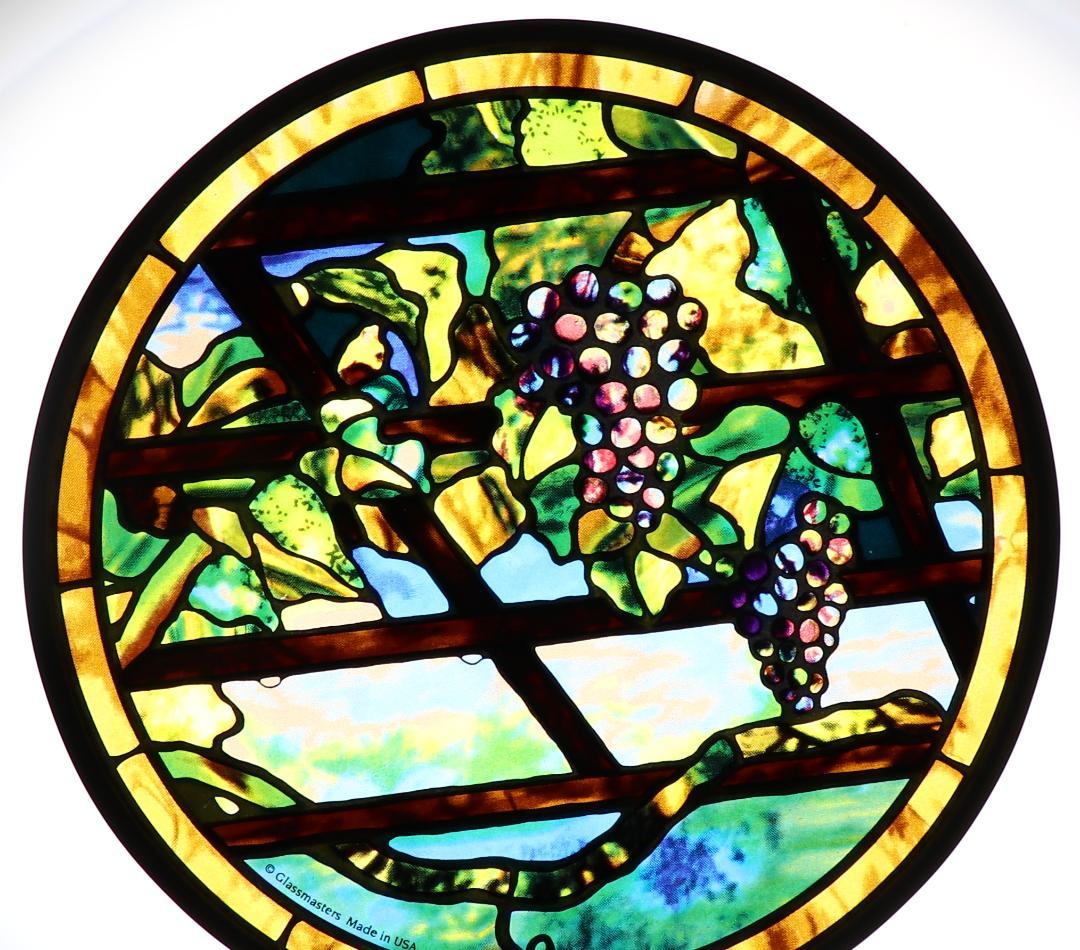 ルイス・C・ティファニー ヴィンテージステンドグラス トレリス 葡萄の木 ブドウ