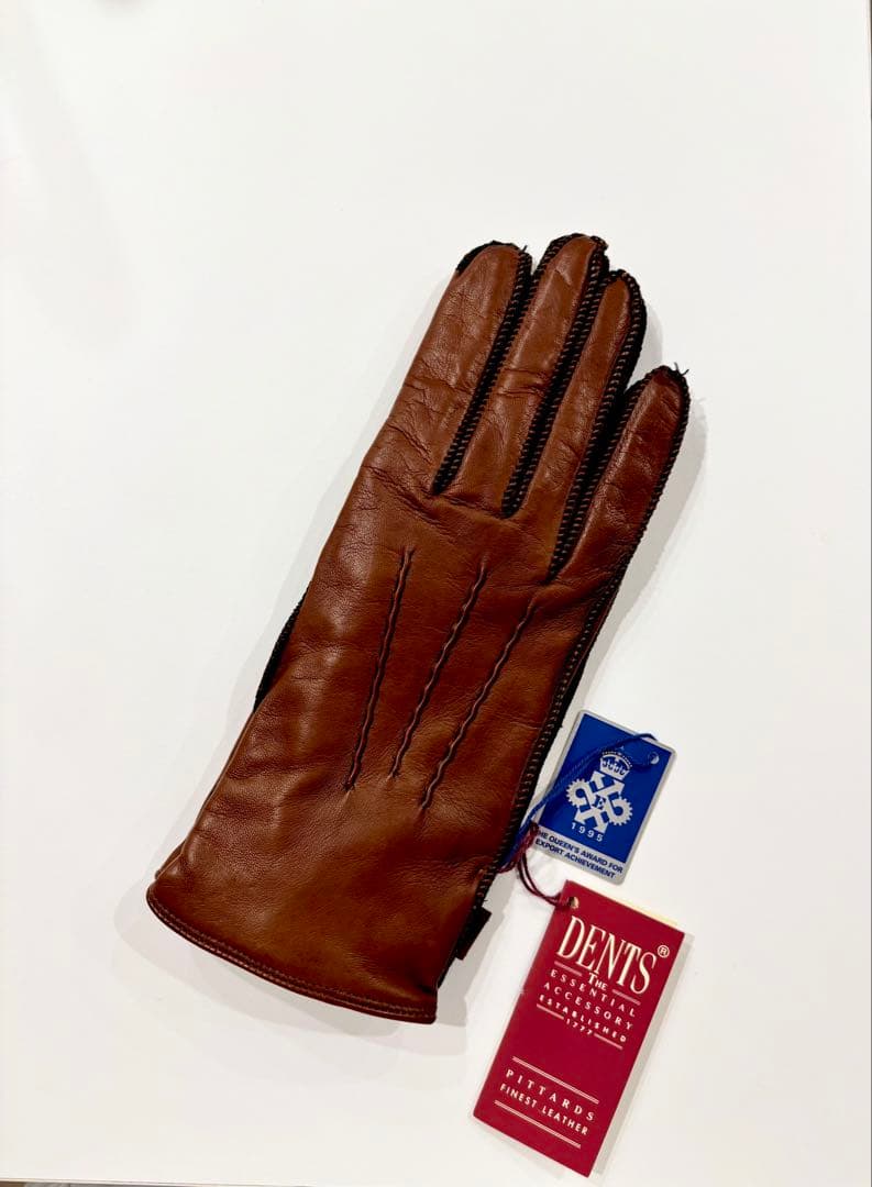 《新品・タグ付》Dents デンツ★手袋 レザー グローブ イギリス製 カシミア