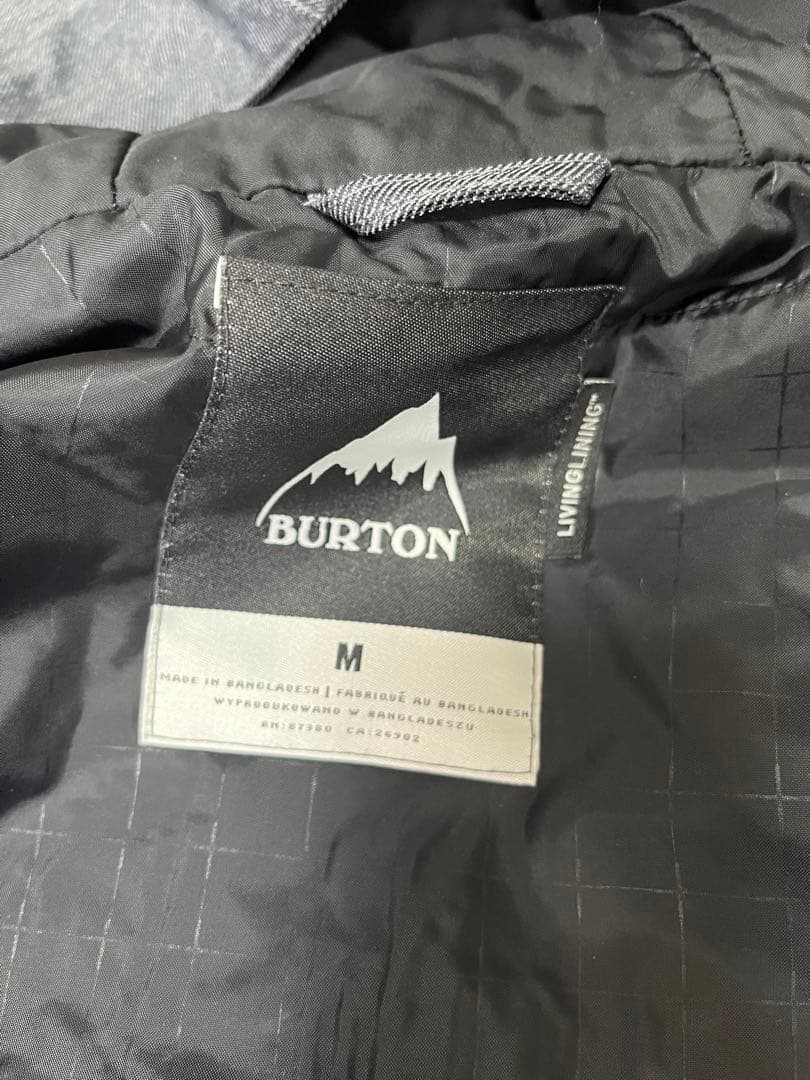 BURTON バートンスノーボードウェアジャケット ダークグレー　平野歩夢