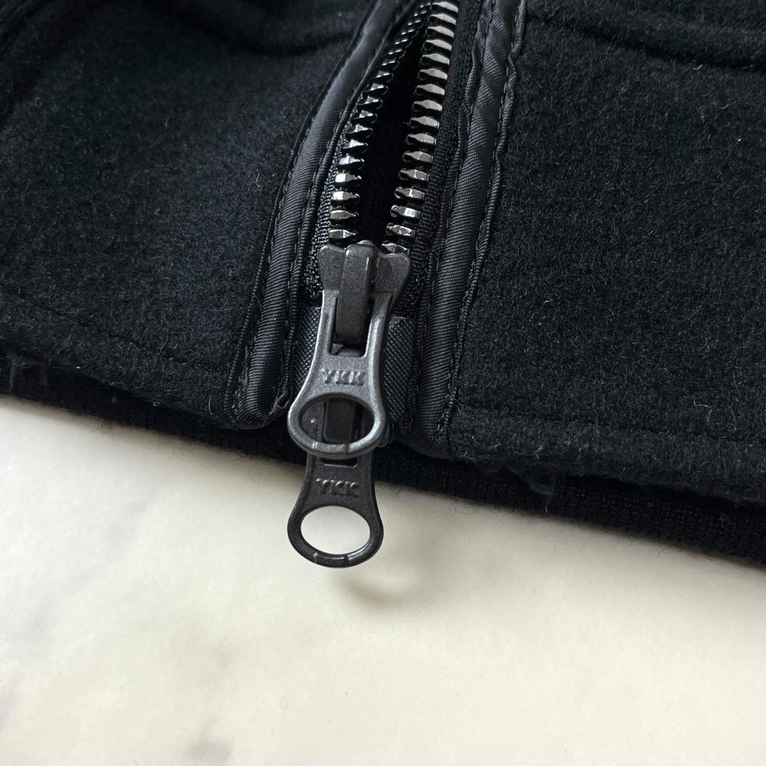 マスターバニーエディション 2 キルティング ニット MA-1 ブルゾン 黒