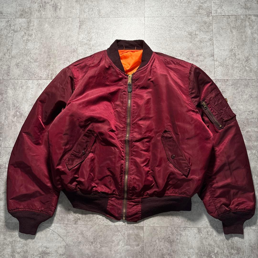 vtg 80s~90s alpha USA製　ma-1 flightjacket