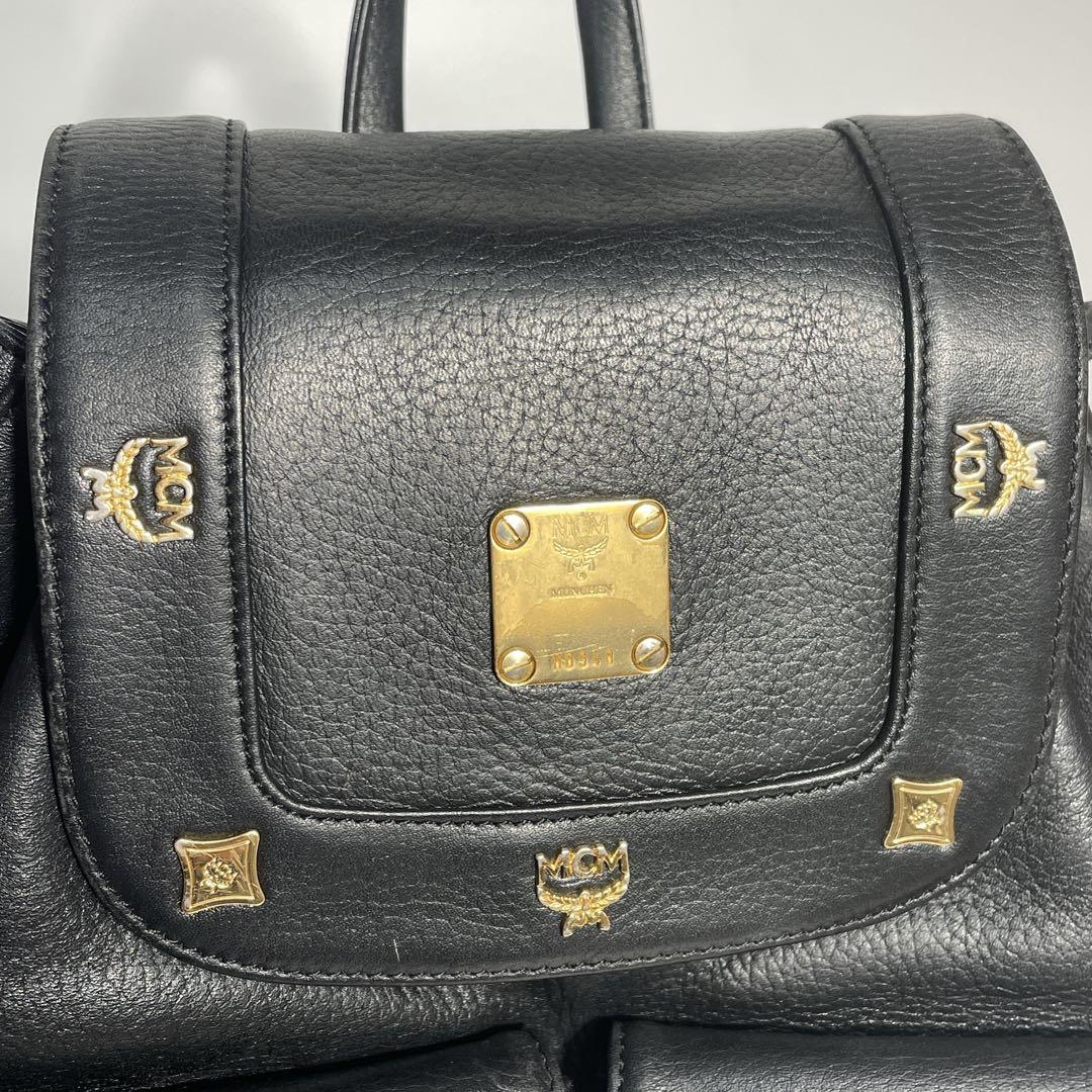 MCM エムシーエム　バックパック　リュックサック 鞄　レザー