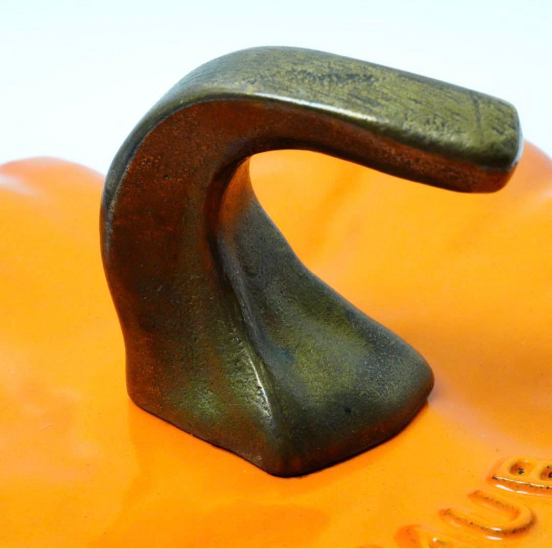 希少⭐︎ストウブ staub ココット パンプキン　オレンジ　24cm ビンテージ