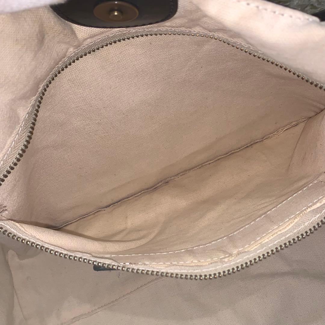 美品✨フェリージ トートバッグ 巾着 ナイロン レザー ブラック